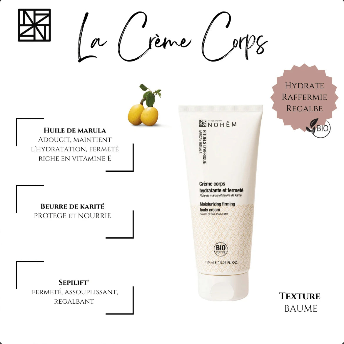 Crème Raffermissante Et Hydratante Corps 150ml
