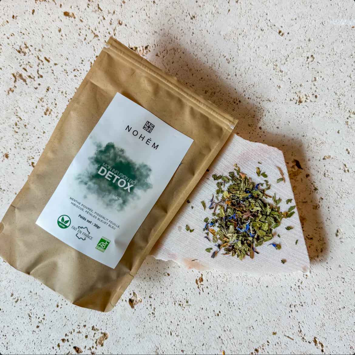 Tisane Detox Bio À La Menthe Poivrée
