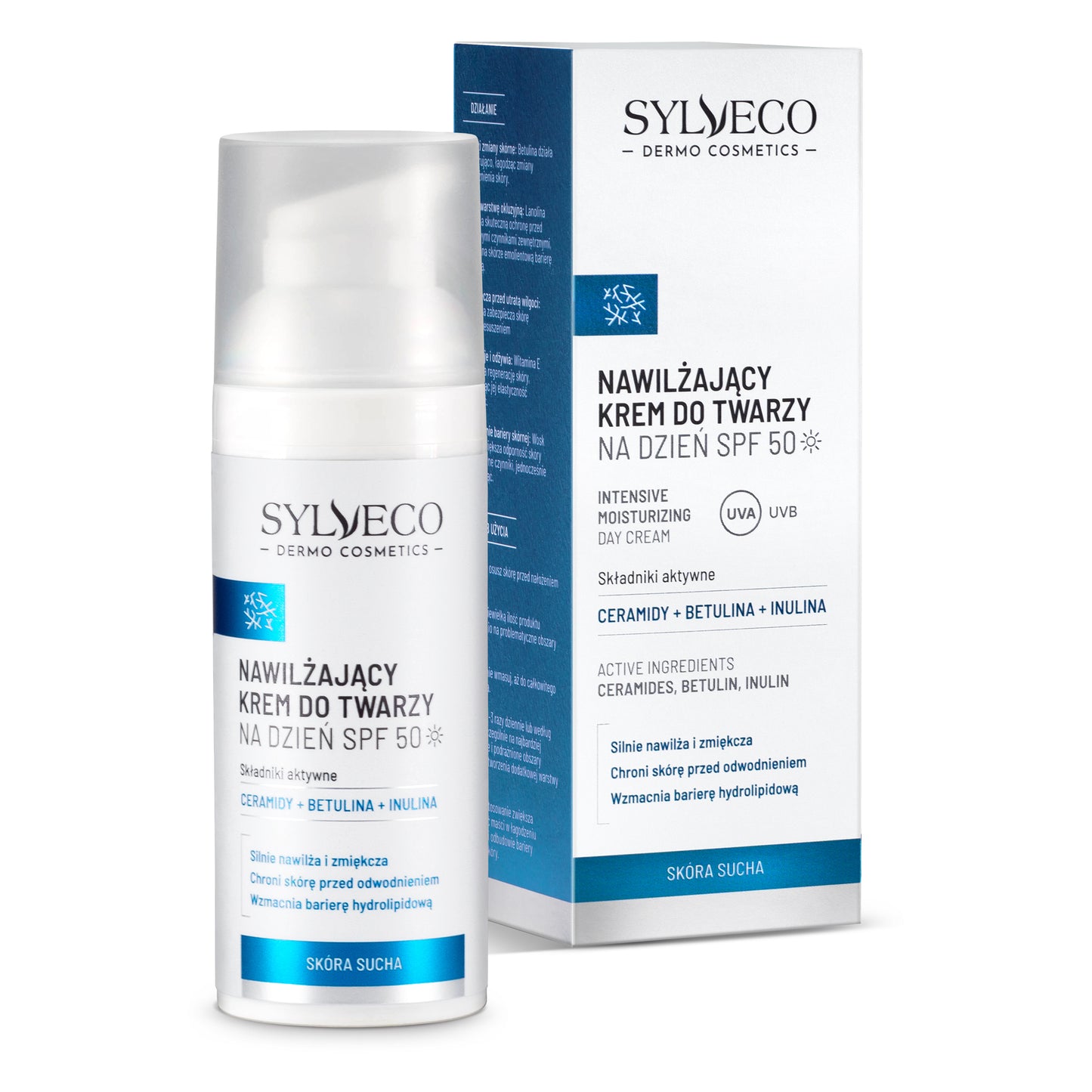 Crème Hydratante de Jour pour le Visage SPF50 SYLVECO DERMO