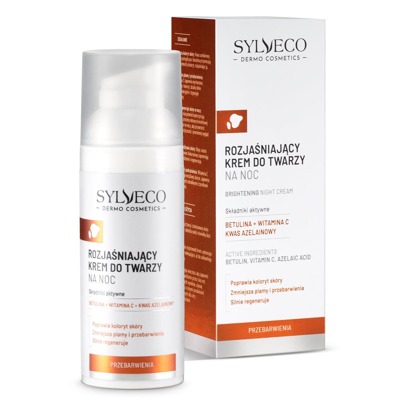 Crème Éclaircissante de Nuit pour le Visage SYLVECO DERMO