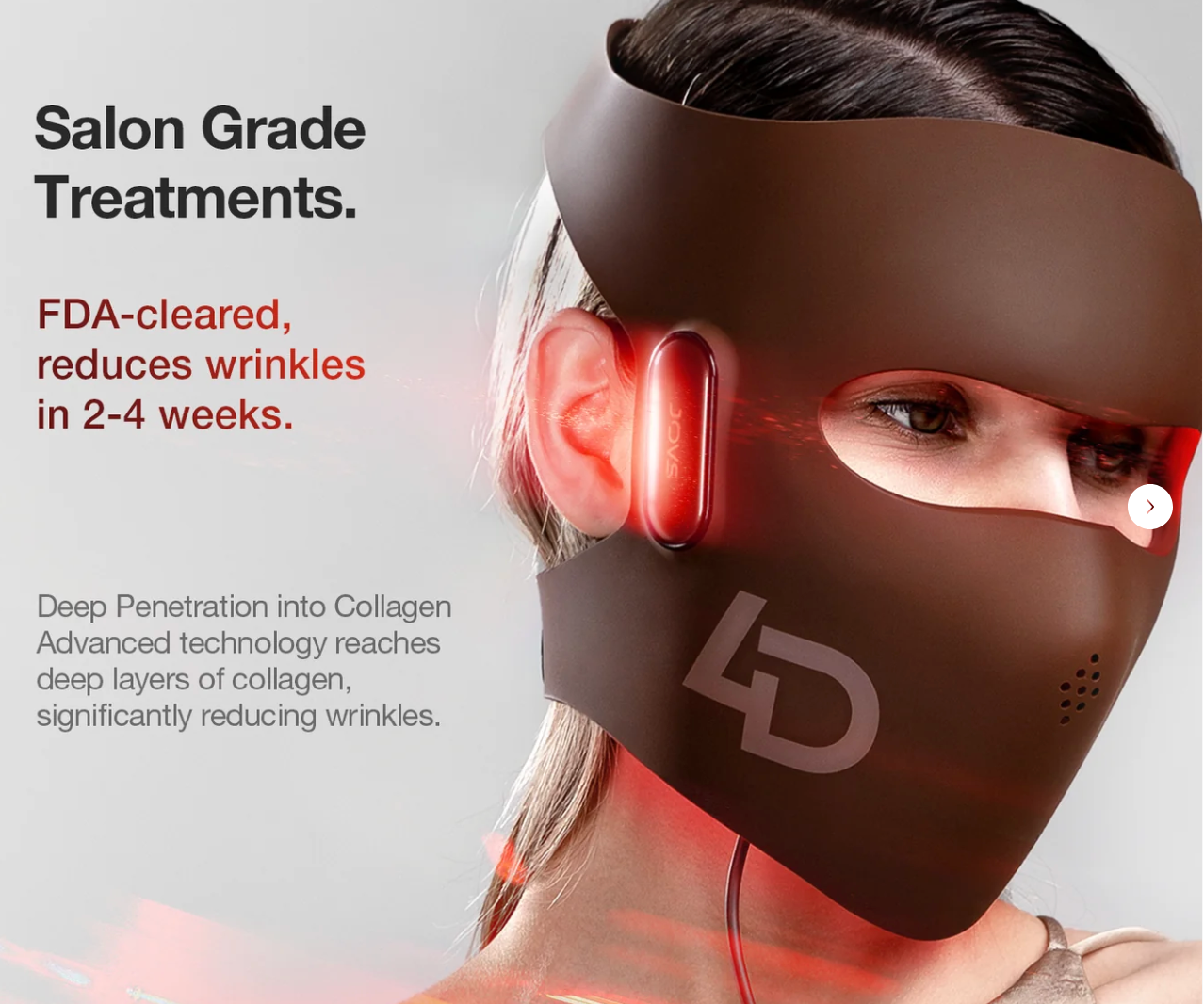 JOVS 4D Laser Light Therapy Mask