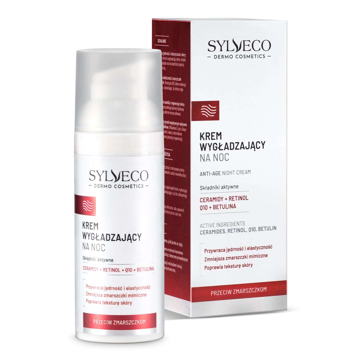 Crème Lissante de Nuit pour le Visage SYLVECO DERMO
