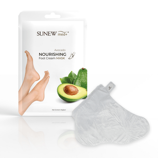 Masque pour pieds à l'huile d'avocat