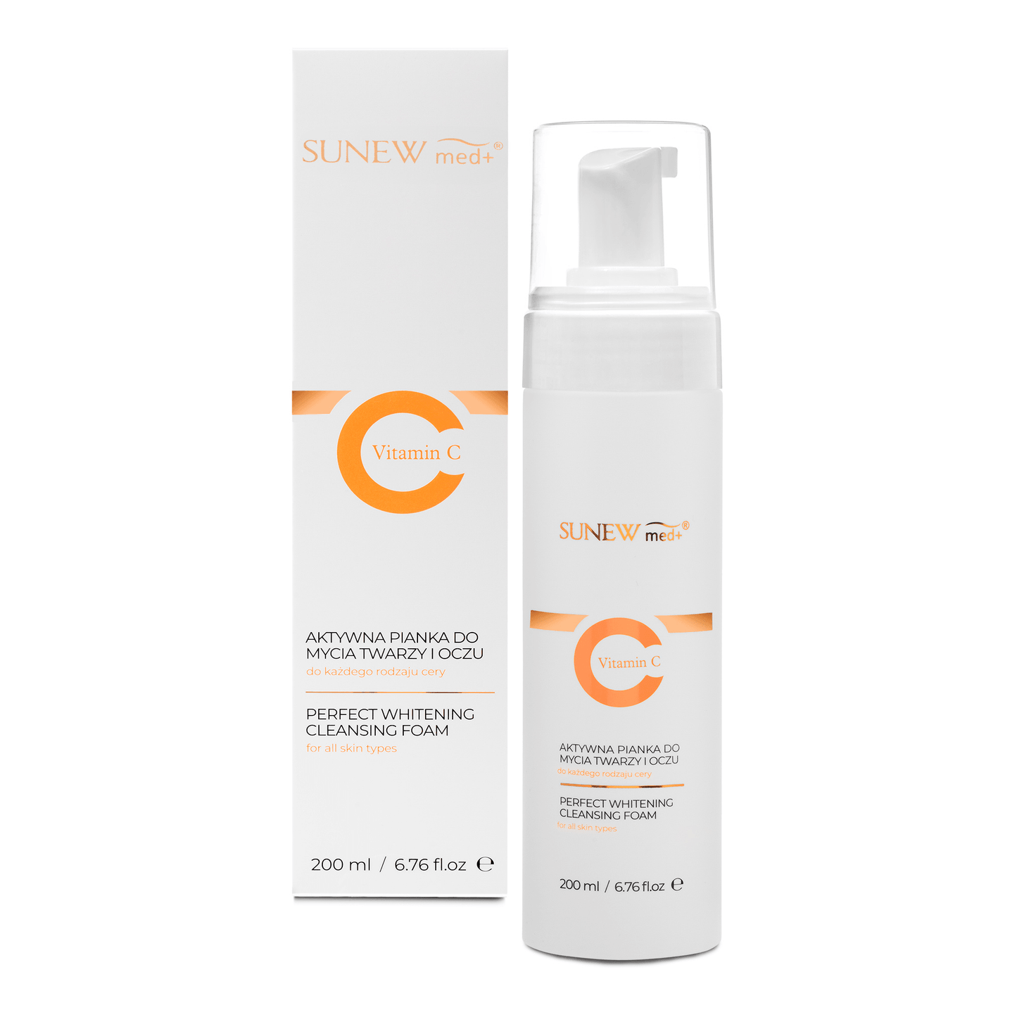 Mousse Active pour le visage et les yeux avec Vitamine C 200ml