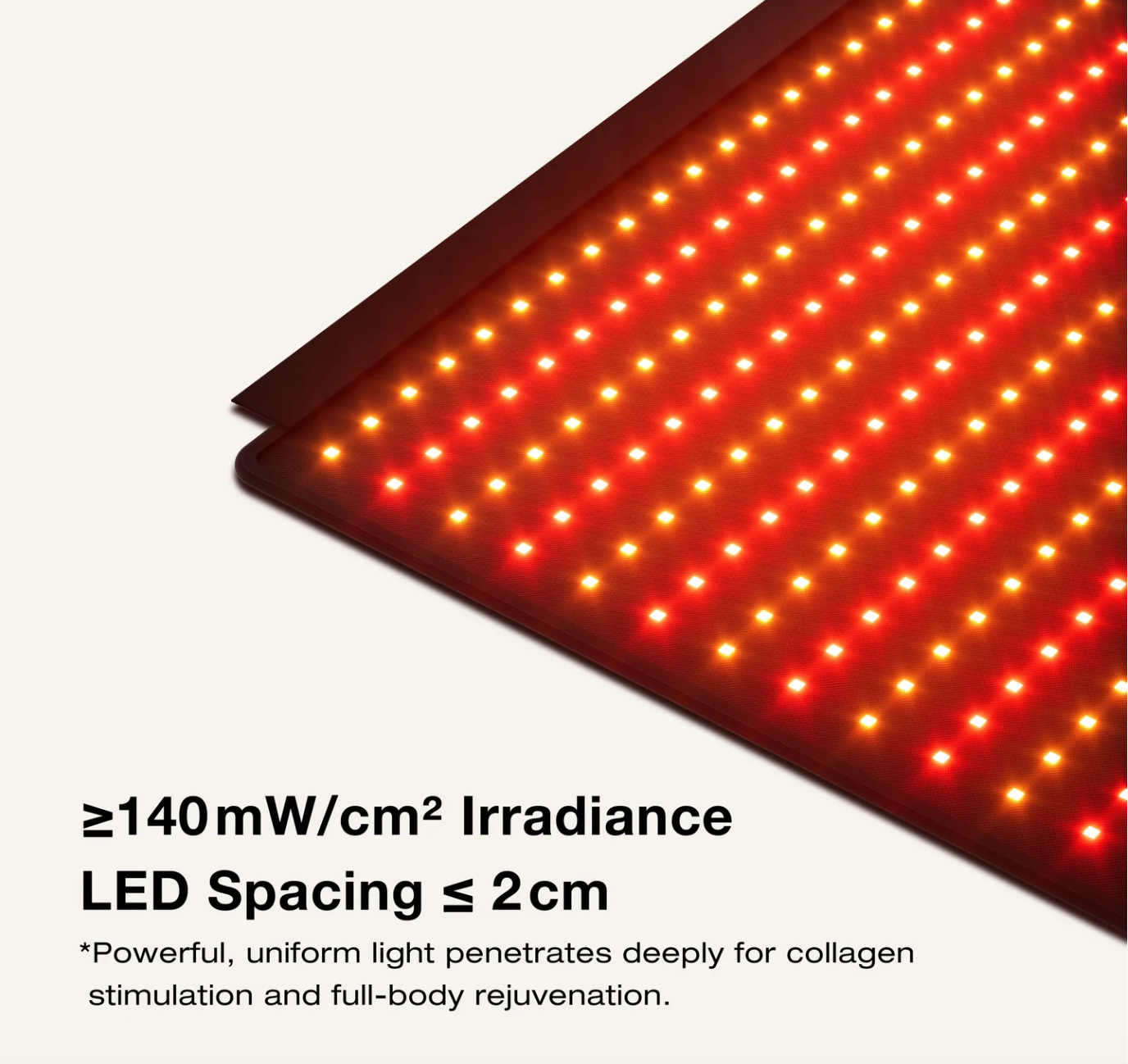 JOVS Full-Spectrum LED Light Therapy Sleeping Mat