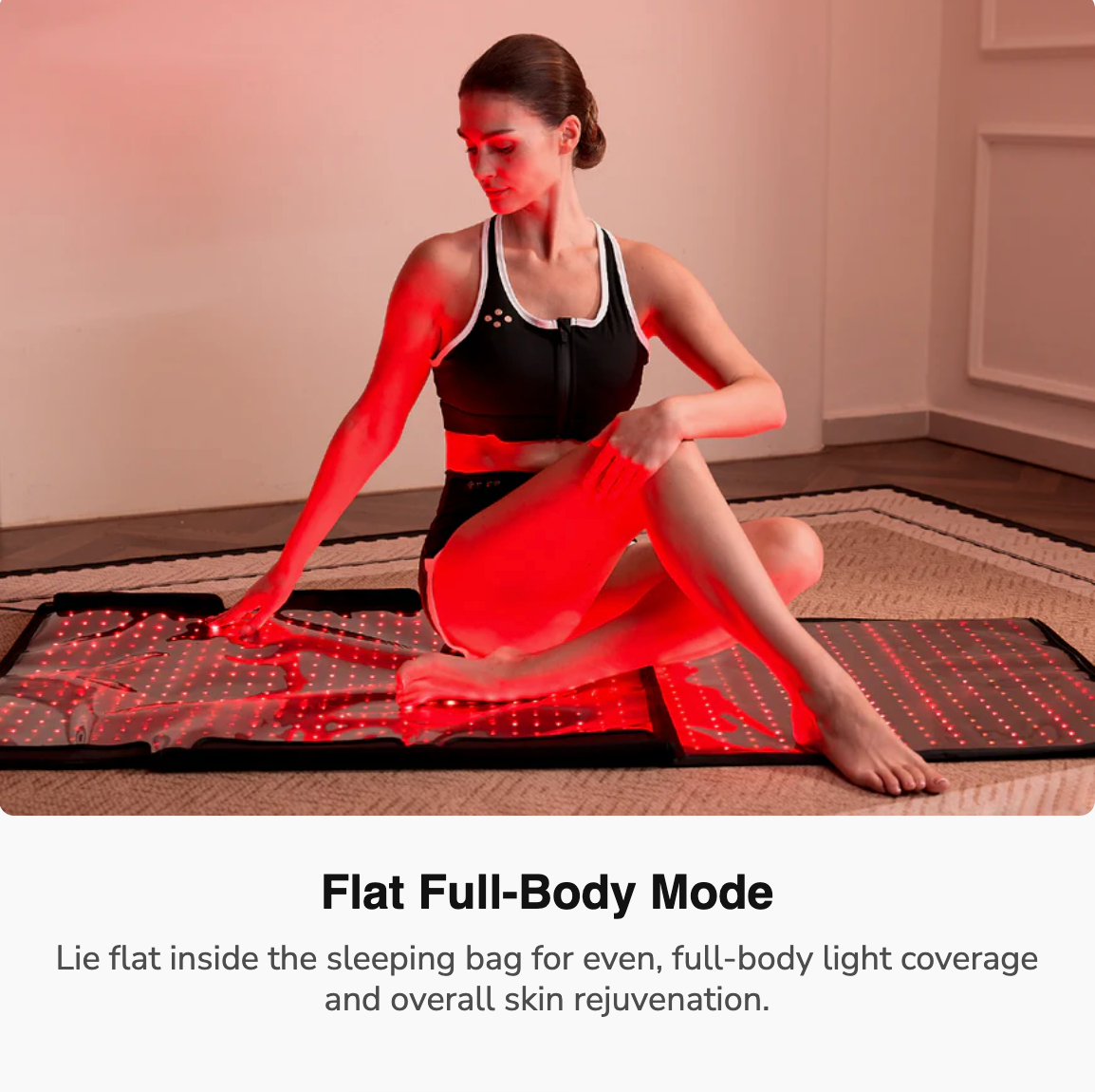 JOVS Full-Spectrum LED Light Therapy Sleeping Mat