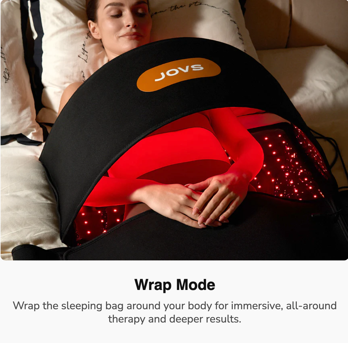 JOVS Full-Spectrum LED Light Therapy Sleeping Mat