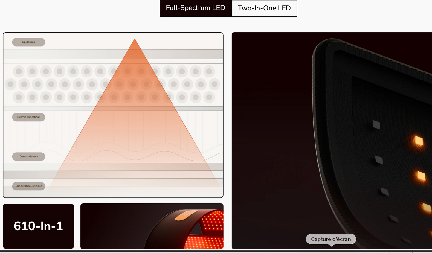 JOVS Full-Spectrum LED Light Therapy Sleeping Mat