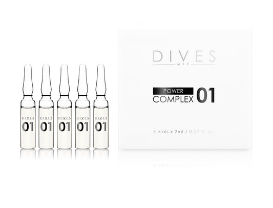 Power Complex 01 – Revitalizing ampoules with antioxidant complex (5x2ml)